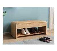 QHLMLL Scarpiera Multifunzionale Multistrato per Ingresso, Panca per Scarpe Tutto in Uno per Uso Domestico, Sgabello per Cambiare Le Scarpe in Legno massello Nordico per Ingres