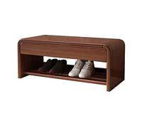 QHLMLL Scarpiera scarpiera in legno, sgabello fasciatoio da ingresso, panca organizer per scarpe, con cassetto per ingresso, soggiorno