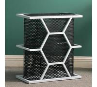 QHLMLL Supporto Creativo per ombrelli Cavo, portaombrelli Lungo in Metallo Resistente, Contenitore Verticale Pieghevole Decorativo in Ferro battuto