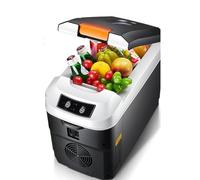 QHMCD-VRJXJD Frigorifero doppio uso per auto orizzontale da 10 litri, mini frigorifero per auto specifico per camion 12V/24V/220V, scatola di raffreddamento e riscaldamento,Mechanical-model