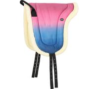 QHP Bareback Pad Rosalynn, Rosa/Blu - Pony