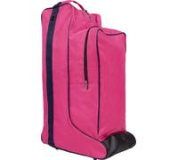 QHP Borsa Combi per Stivali da Equitazione e Casco - Fucsia/Navy