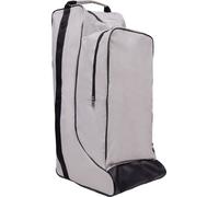 QHP Borsa Combi per Stivali da Equitazione e Casco - Grigio/Nero