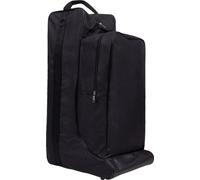 QHP Borsa Combi per Stivali da Equitazione e Casco - Nero