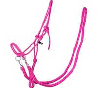 QHP Cavezza in Corda con Redini, Fucsia - Full