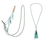 Cavezza in corda per cavalli QHP Combi Liberty Vert Shetland