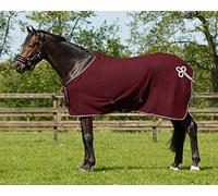 Coperta in pile QHP Ornament Rouge 195 cm