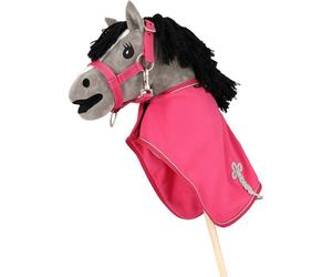 QHP Coperta in Pile per Hobby Horse - Fucsia