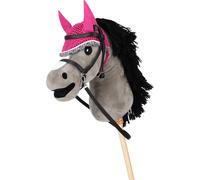QHP Cuffietta Antimosche per Hobby horse - Fucsia