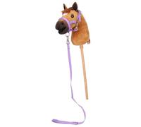 QHP Hobby Horse - Set di cavezza e maglia per cavallo, viola
