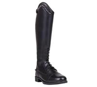 QHP Jaimy Junior - Stivali da equitazione, taglia 38, colore: Nero