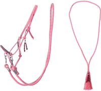 QHP Set Cavezza in Corda Liberty, Flamingo-Pink - Shetty