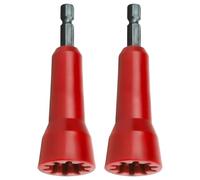 Qhpnunhq Twister, Strumento di Torsione, Twister Dado, Presa Connettore -Twist con Mandrino da 1/4 Pollice Confezione da 2, (Rosso) e Facile da Usare
