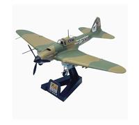 QHQQXN 1 72 per l'aeronautica Militare Sovietica Il-2 Fighter IL-2M3 Modello di Aereo Militare in Metallo Decorazione statica Kit di Gioco per Hobby