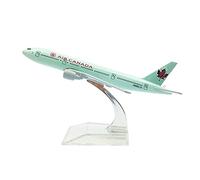 QHQQXN 16 cm Adatto per l'aviazione Boeing B777 Modello di Aeroplano Plug-in in Lega di Metallo pressofuso con staffe in plastica Kit di Gioco Hobby