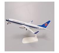 QHQQXN 20 cm Adatto per China Southern Airlines Boeing 737 B737 Press Modello di Aereo e Ruote in Miniatura Decorazione Hobby Kit di Gioco