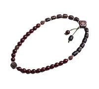 QHQQXN CCXXYGWJ Bracciale con Perline di Preghiera Bracciale con Perline di Legno a Doppio Strato da 8 mm Bracciale Delicato con Perline di Preghiera Buddista per canti Yoga