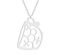 QHQQXN HHRLCH Collana in Argento Sterling 925 con Serotonina per Donne Uomini Collane con Molecola di Dopamina Formula Chimica Collana del Dna Struttura della Serotonina Formula Ciondolo Girocollo