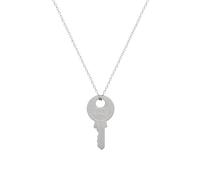 QHQQXN HHRLCH Simpatica Collana con Lucchetto Piccolo in Argento Sterling 925 per Donna, Collana con Lucchetto Minimalista in Giallo 18 carati - Collana con Lucchetto e Chiave Punk Chic per Coppie,