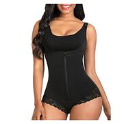 QHQQXN Intimo Modellante Post Intervento Chirurgico per Donna, Body Nero Modellante per addominoplastica a Doppia Compressione