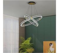 QHQQXN Kitchen Pendant Lights Round Lamps Lighting Stairs Ladder Light Fixture Modern LED Chandelier, Hanging Kitchen Light LWX