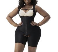 QHQQXN QTANZIQI Donne Post Chirurgia Post-Parto Compressione Indumento Controllo della Pancia Body Parte Superiore del Braccio Busto Aperto più Sottile Shapewear
