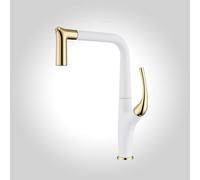 QHQQXN Rubinetti da Cucina con doccetta Estraibile Rubinetto per lavello da Cucina in Ottone Cromato, doccetta per Rubinetto dell'Acqua Spruzzatore Girevole a 360°