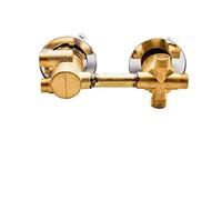 QHQQXN Valvola Miscelatore Doccia in Ottone - Rubinetto Doccia termostatico a 2/3/4/5 Vie, Comando deviatore per Cabina Doccia, Flusso d'Acqua Regolabile, Durevole ed Elegante per Il Massimo