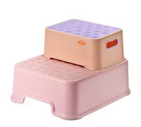 QHYK Sgabello a due gradini per bambini, sicurezza antiscivolo, staccabile Può essere utilizzato separatamente, Sedile per Addestramento per WC, per bagno a lavarsi i denti o lavare le mani, imparare