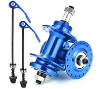QHYRZE MTB Mozzo per Bicicletta 36 Fori Sgancio Rapido Disc Brake Bike Hub Lega di Alluminio Cuscinetto Mozzo Rotante Compatibile 5 6 7 8 velocità(Blue 36H)