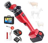 QHYTL Tosatrice per Pecore a Batteria Ricaricabile 280 W Trattore per Capelli per Animali per Corpo, Testa, Zona Bikini - Unisex, Adulti