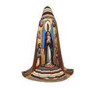 QHZLY Arte religiosa con cappuccio mantello L per adolescenti mantello lungo Cosplay costume da palco in maschera Comic-Con Carnevale Gioco di ruolo