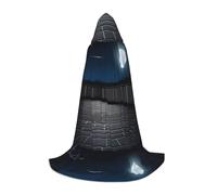 QHZLY Balcone di notte con cappuccio mantello S per adolescenti mantello lungo Cosplay costume da palco in maschera Comic-Con Carnevale Gioco di ruolo