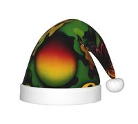 QHZLY Cappello da Babbo Natale mimetico universale senza cuciture per bambini in poliestere soffice accessorio per costume
