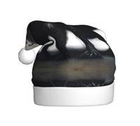 QHZLY CreepyCreatures - Cappello natalizio per adulti, accessorio per feste ed eventi