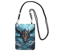 QHZLY Flying Dragon - Borsa a tracolla per cellulare, da donna, con tracolla regolabile, alla moda, comoda e alla moda, colore: nero, Nero , Taglia unica