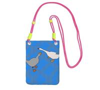 QHZLY grey goose Borsa a tracolla per cellulare nera con tracolla regolabile per le donne - Alla moda, comoda, Fucsia, Taglia unica