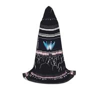 QHZLY Mantello con cappuccio S per adolescenti mantello lungo per cosplay costume da palco in maschera Comic-Con Carnevale Gioco di ruolo