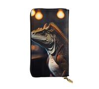 QHZLY Portafoglio lungo in pelle Ronin iguana per unisex, elegante e funzionale, con scomparti per carte, tasche con cerniera