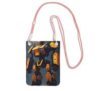 QHZLY Robots at War - Borsa a tracolla per cellulare, da donna, con tracolla regolabile, alla moda, comoda e alla moda, rosa, Taglia unica
