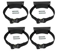QHZYMX Supporto per Bombola del Gas Supporto da Parete per Bombola di Ossigeno in ABS Blu/Nero, Set da 2, 4, 6, 8 E 10 Pezzi, Supporto per Bombola di Gas Medicale per Bombole(Blue 4 PCS)