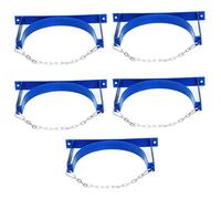 QHZYMX Supporto per Bombola del Gas Supporto per Bombola di Azoto Singola in Acciaio, Robusto Supporto da Parete per Bombola di Propano E Supporto per Bombola di Ossigeno, Supporto Fisso(5 Pack)