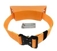 QHZYMX Supporto per Bombola del Gas Supporto per Bombola di Propano da 40 L con Cinghia di Sicurezza, Supporto per Bombola di Ossigeno A Parete, Deposito Commerciale di Azoto per Bombole(Orange)
