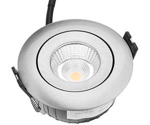 Qi Allround Gyro - Faretto in alluminio, 10 W, 36°, dimToWarm, CRI>95 IP44, con driver