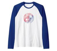 Qi Gong-Qigong-Chi Kung, Yin Yang Maglia con Maniche Raglan