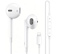 Qi Gxinr Cuffie intrauricolari per telefono 12, auricolari cablati con microfono stereo HiFi-Audio con isolamento acustico+controllo del volume compatibili con telefono 14 Plus/13 Pro/11/11Pro/X/XS/SE