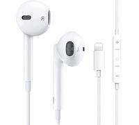 Qi Gxinr Cuffie intrauricolari per telefono 14, auricolari cablati con microfono e controllo del volume, compatibili con telefono 13/12/Mini/SE/11/XS Max/X/XR/8 Plus/7 [Plug and Play, no Bluetooth]