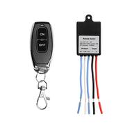 QIACHIP DC 5V 6V 12V 24V 60V, interruttore a distanza senza fili, 20 A, 1 canale, 433 MHz, ricevitore relè RF con ON/OFF trasmettitori, relè a contatto asciutto per il controllo degli accessi