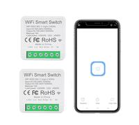 QIACHIP eWeLink - Interruttore intelligente WiFi da 16 A, modulo relè, interruttore della luce 2,4 GHz, compatibile con Alexa e Google Home, richiede cavo neutro