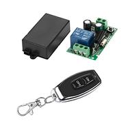 QIACHIP Relè di Radiocomando Interruttore telecomando controllo remoto 433 MHz 220V 230V 1 Canali,Ricevitore con 1 Trasmettitore,Potenziale-libero contatti Controller